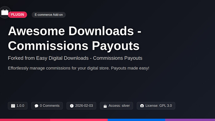 Awesome Downloads - Commissions Payouts