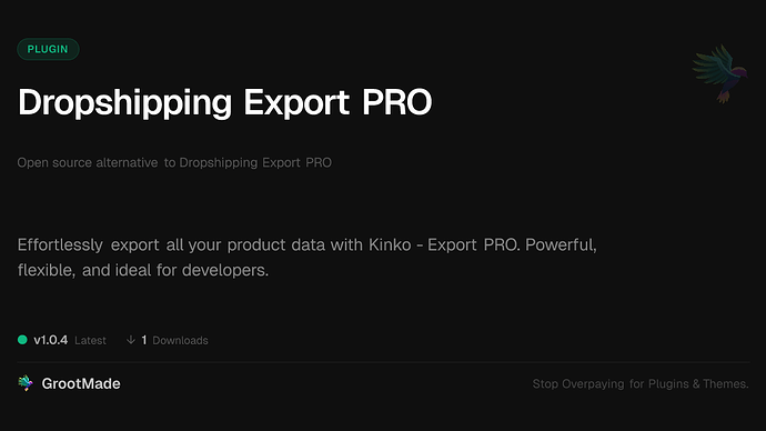Dropshipping Export PRO