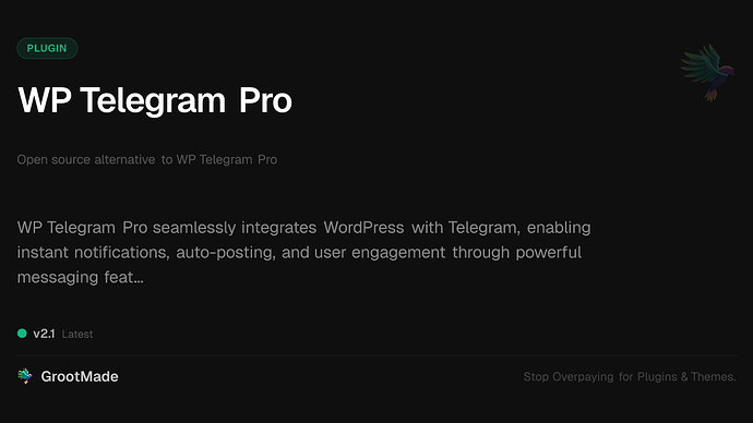 WP Telegram Pro