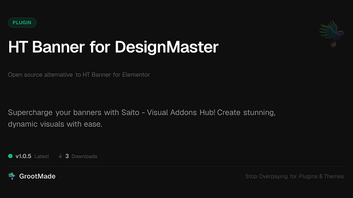 HT Banner for DesignMaster