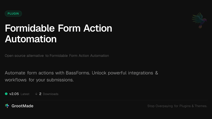 Formidable Form Action Automation