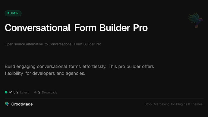 Conversational Form Builder Pro