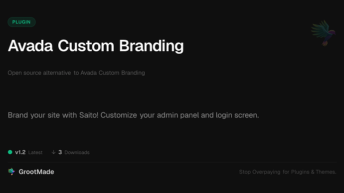 Avada Custom Branding
