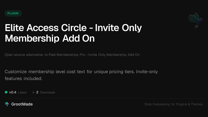 Elite Access Circle - Invite Only Membership Add On