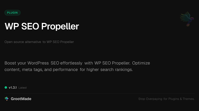 WP SEO Propeller