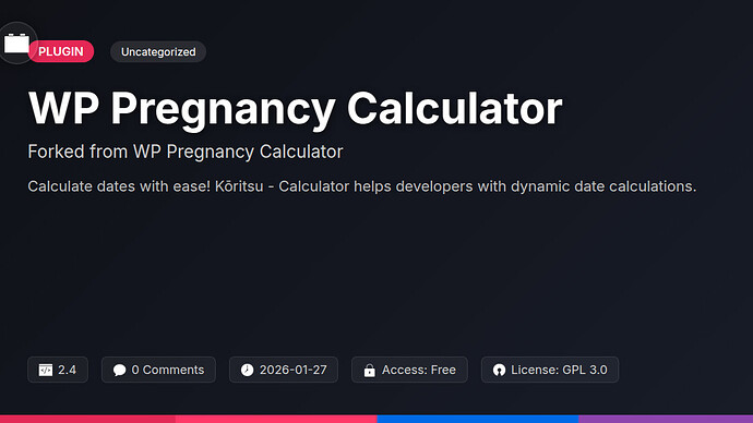 WP Pregnancy Calculator
