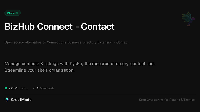 BizHub Connect - Contact