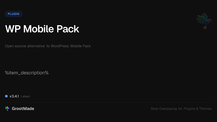 WP Mobile Pack