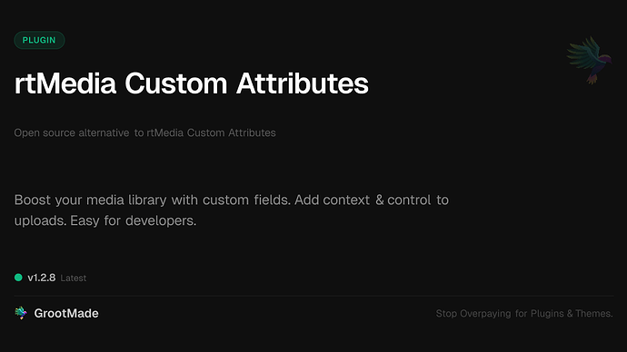 rtMedia Custom Attributes