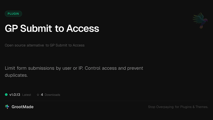 GP Submit to Access