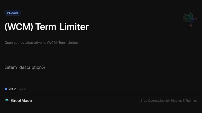 (WCM) Term Limiter