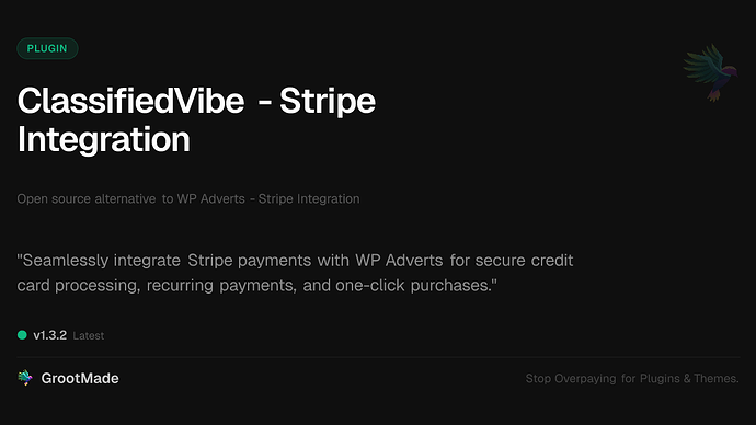 ClassifiedVibe - Stripe Integration