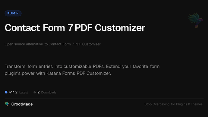 Contact Form 7 PDF Customizer