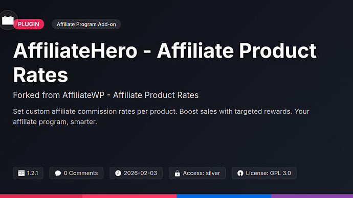 EchoAffiliate - Affiliate Product Rates