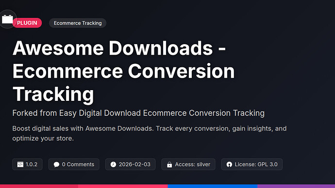 Easy Digital Download Ecommerce Conversion Tracking