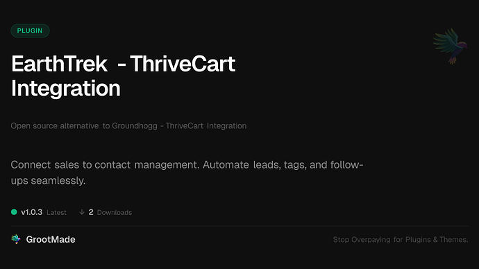 EarthTrek - ThriveCart Integration