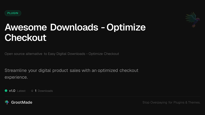 Awesome Downloads - Optimize Checkout