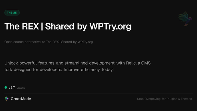 The REX | Shared by WPTry.org