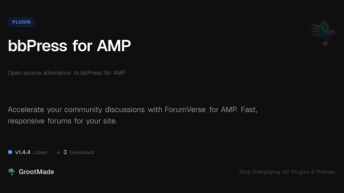 bbPress for AMP