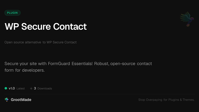 WP Secure Contact
