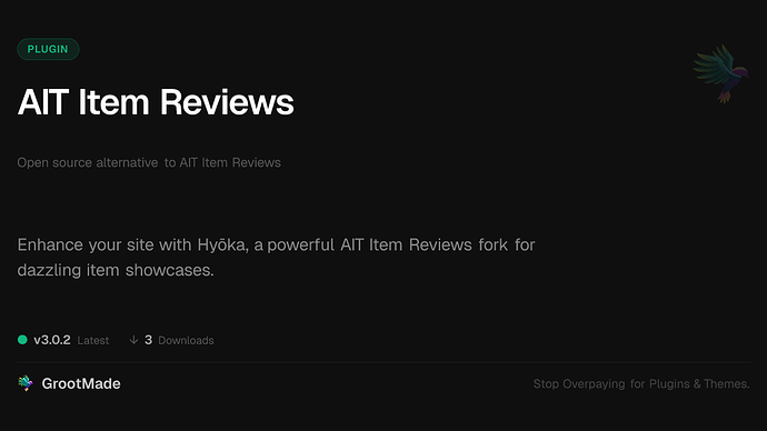 AIT Item Reviews