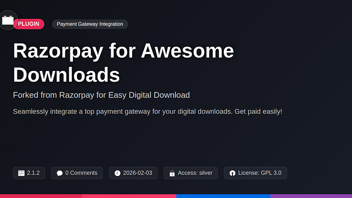 Razorpay for Easy Digital Download