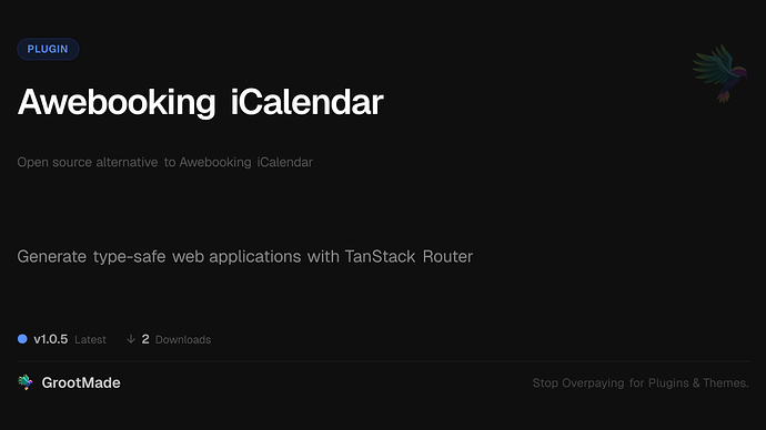Awebooking iCalendar