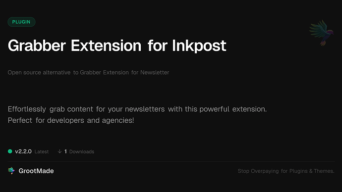 Grabber Extension for Inkpost