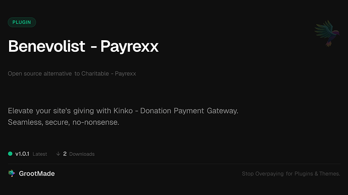 Benevolist - Payrexx