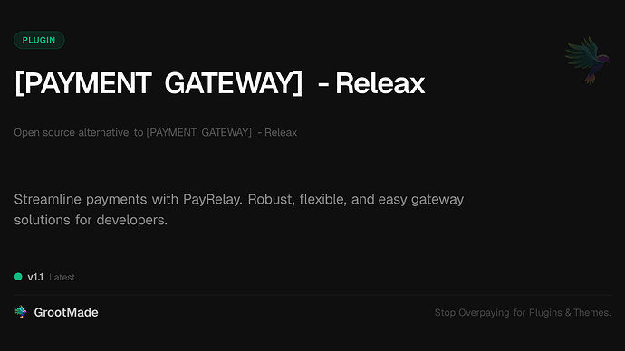 [PAYMENT GATEWAY] - Releax