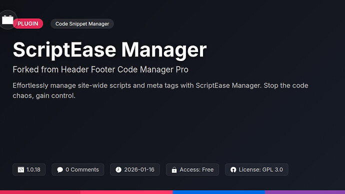 Header Footer Code Manager Pro