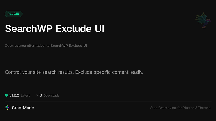 SearchWP Exclude UI