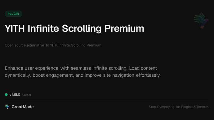 YITH Infinite Scrolling Premium
