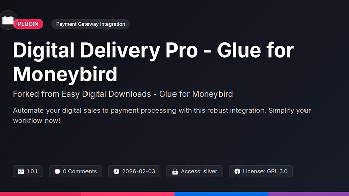 Awesome Downloads - Glue for Moneybird & Mollie
