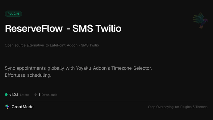 ReserveFlow - SMS Twilio