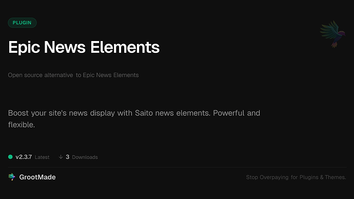 Epic News Elements