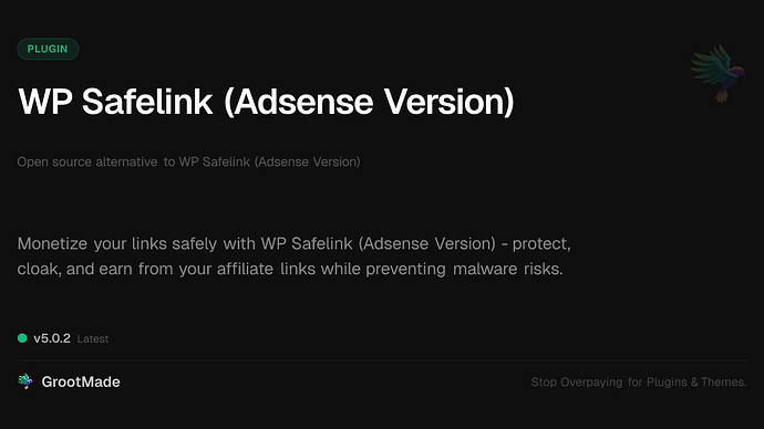 WP Safelink (Adsense Version)
