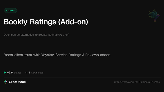 Bookly Ratings (Add-on)