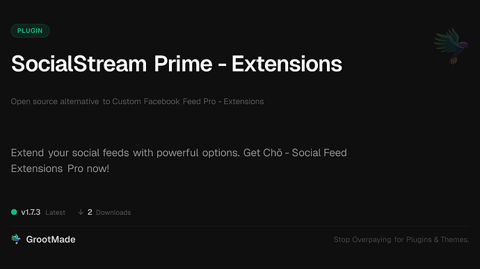 SocialStream Prime - Extensions