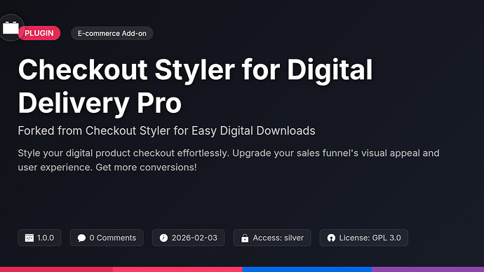 Checkout Styler for Awesome Downloads