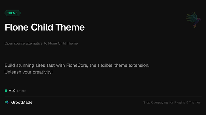 Flone Child Theme