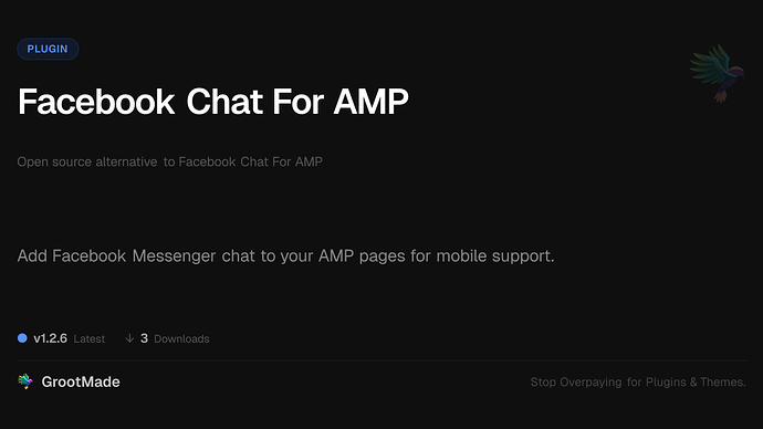 Facebook Chat For AMP