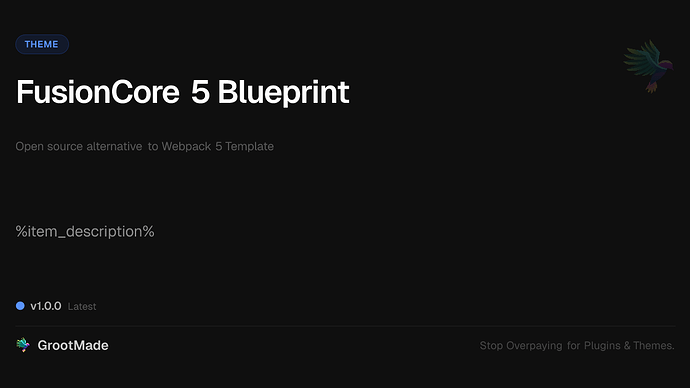 FusionCore 5 Blueprint