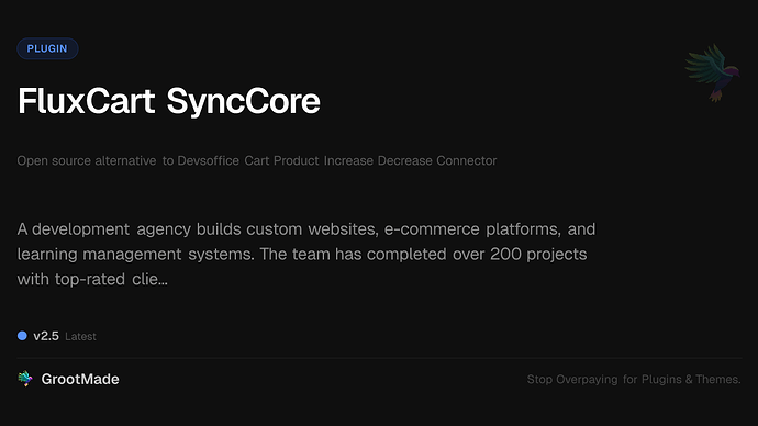 FluxCart SyncCore
