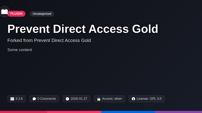 Prevent Direct Access Gold
