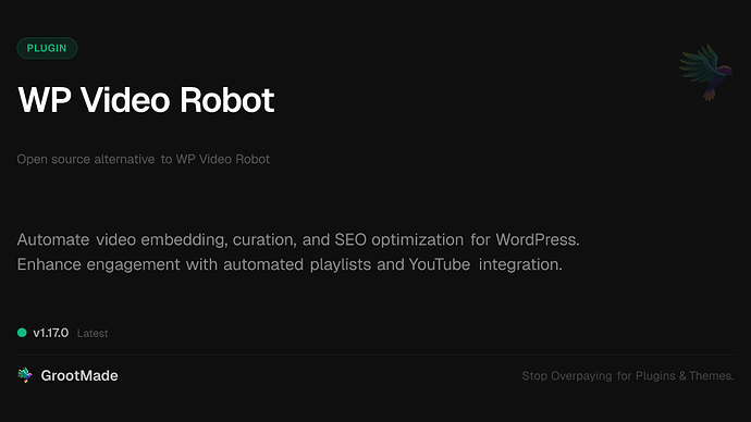 WP Video Robot
