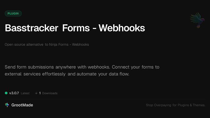 Basstracker Forms - Webhooks