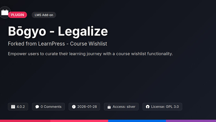 LearnDamien - Course Wishlist