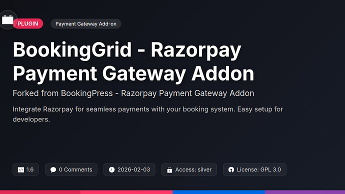ReserveFlow - Razorpay Payment Gateway Addon