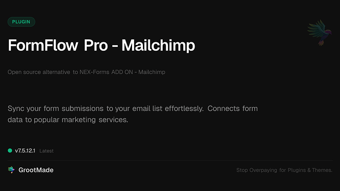 FormFlow Pro - Mailchimp